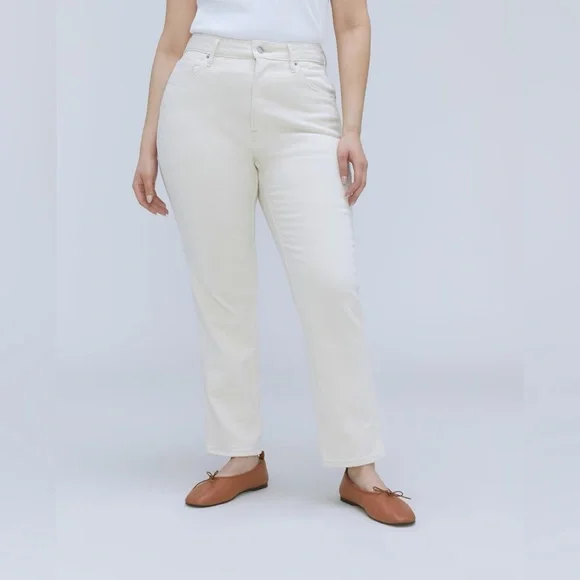 Everlane The Original Cheeky Jeans 35 NWT ECRU - Picture 6 of 12